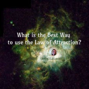 What is the best way to use the law of attraction? On the picture a green looking fantasy universe with the article title on it